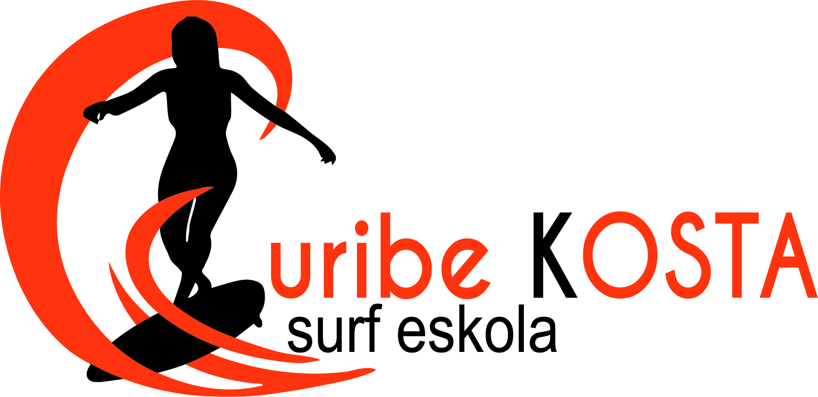 Logotipo uribe kosta surf eskola
